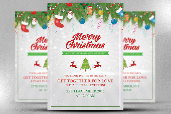 christmas invitation template