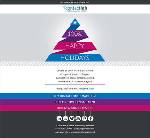 new year wishes responsive email template