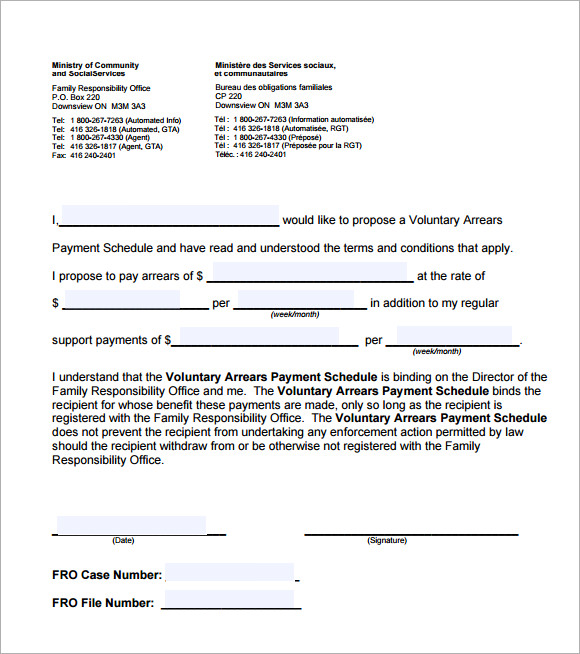 FREE 18 Sample Payment Schedule Templates In PDF MS Word