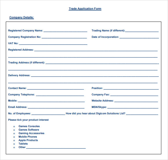 trade reference form pdf