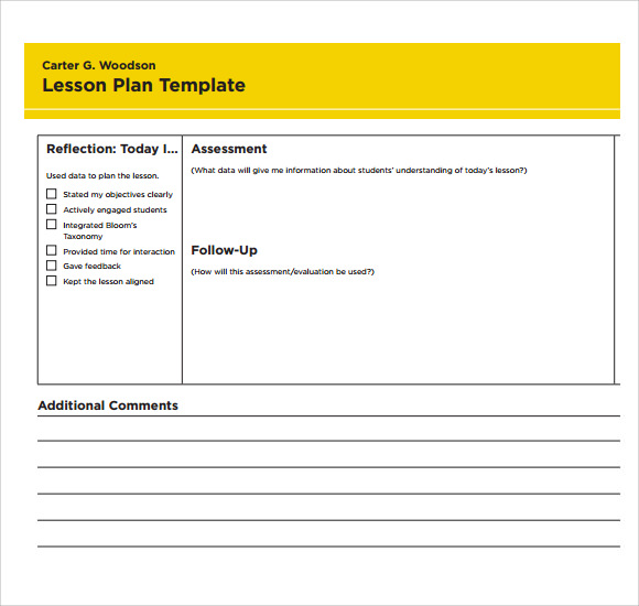 does anyone use the lesson plan template microsoft word