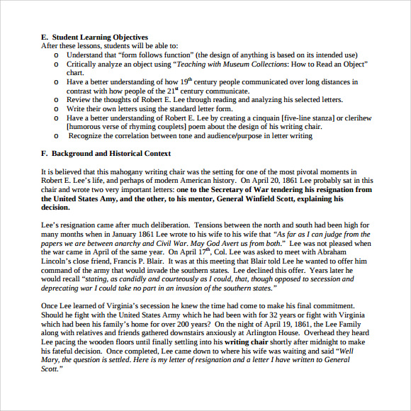 FREE 7 Sample Middle School Lesson Plan Templates In PDF MS Word