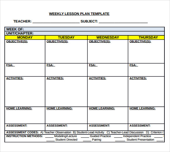 FREE 7 Sample Middle School Lesson Plan Templates In PDF MS Word