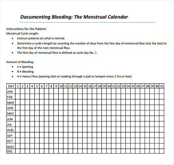 free-6-sample-menstrual-calendar-templates-in-pdf