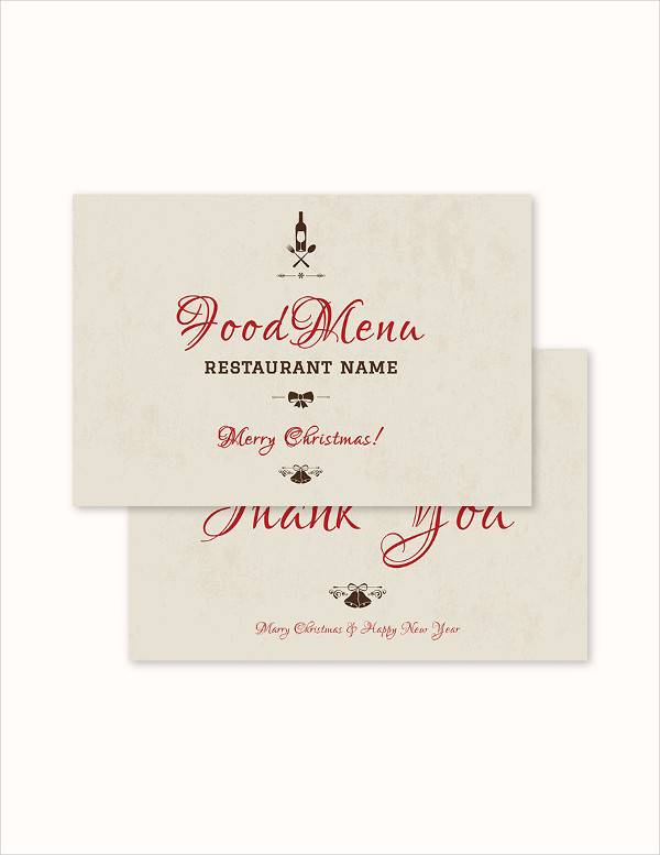 Free 23 Christmas Thank You Card Templates In Psd Eps Ai