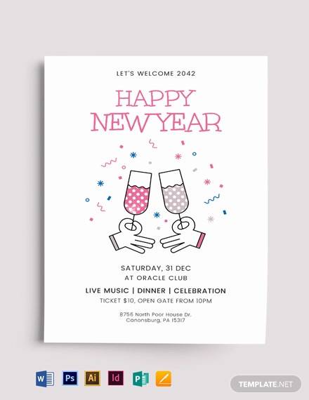 new year flyer template1