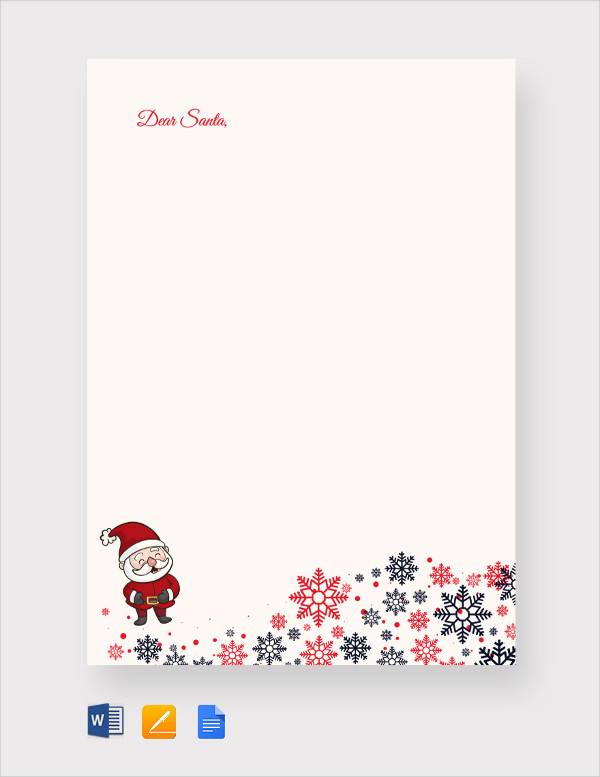FREE 23+ Sample Christmas Letter Templates in PDF MS Word