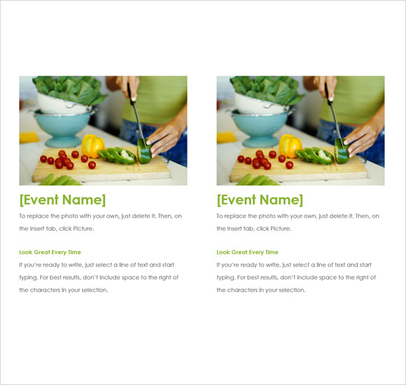 microsoft event flyer template