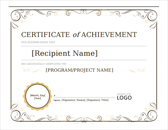 certificate template free download microsoft word