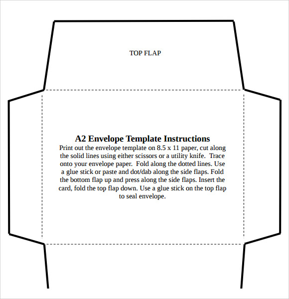 download word template for envelope