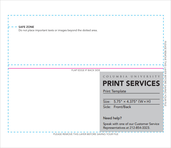 free a2 envelope template