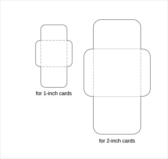 mini envelope template