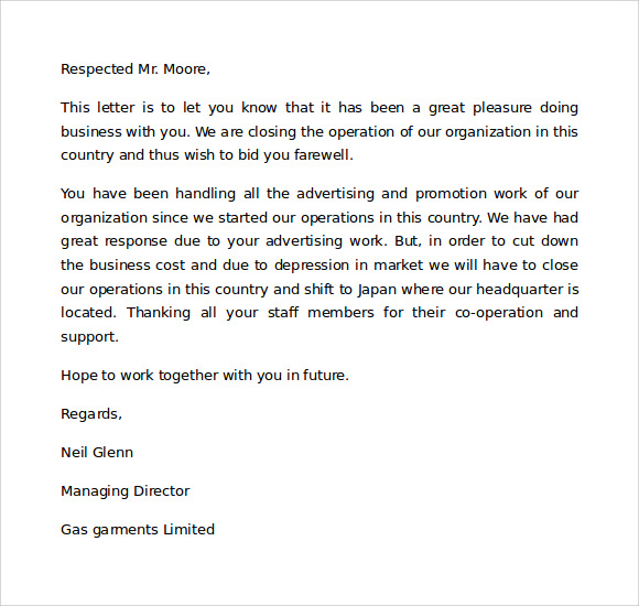 7-sample-closing-business-letters-sample-templates