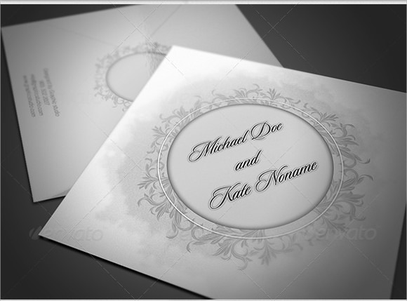 Wedding Envelope Printing Template