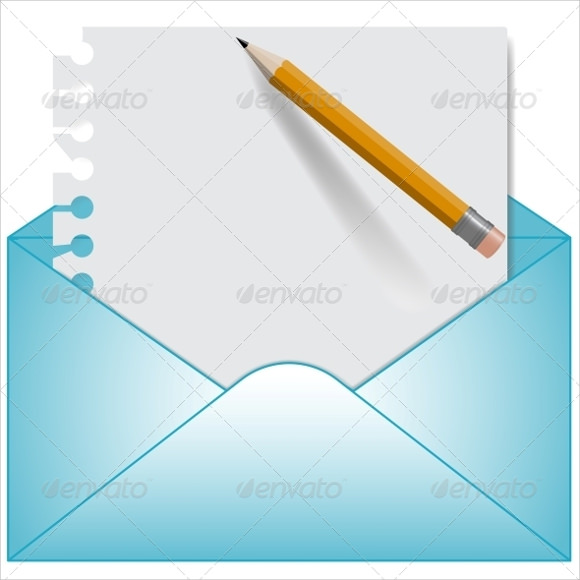 letter envelope template illustrator