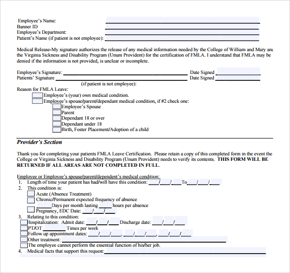 download fmla medical certification form 