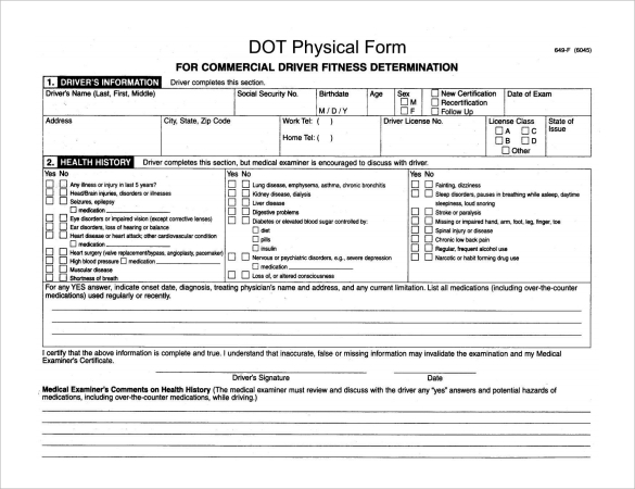 Dot Physical Forms Printable