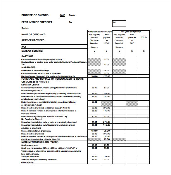 fee invoice receipt pdf