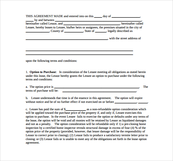 download basic lease agreement