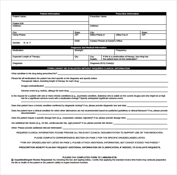 Medication Authorization Form Template from images.sampletemplates.com