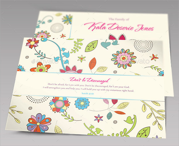 funeral thank you note cards