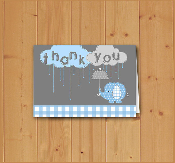 FREE 12 Baby Shower Thank You Note Templates In PSD EPS PDF