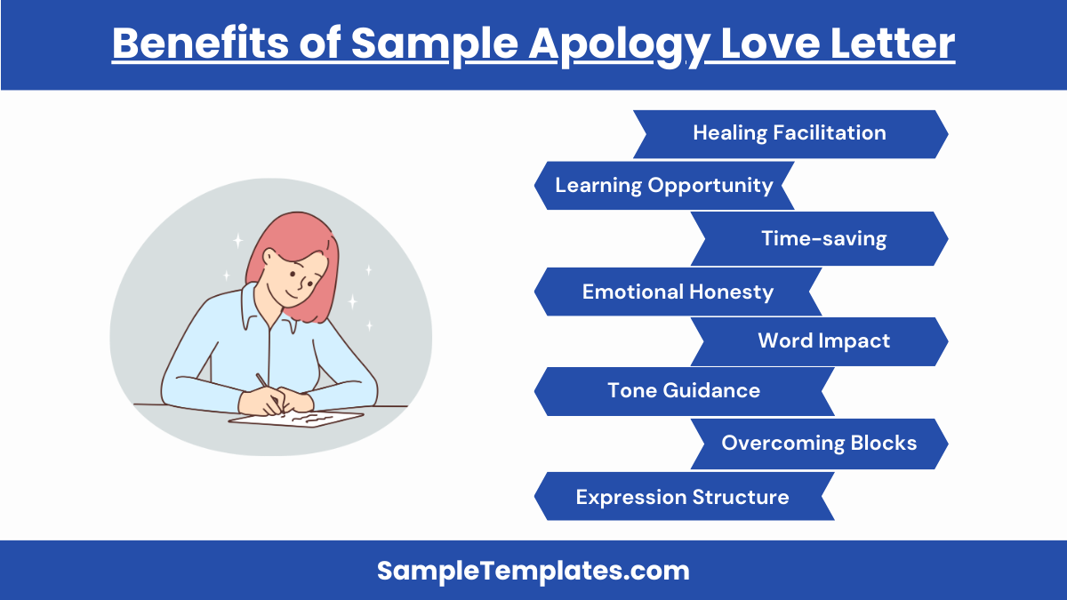 benefits of sample apology love letter
