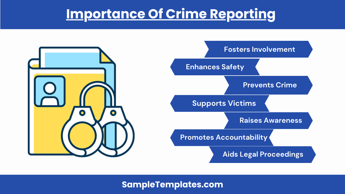 importance of crime reporting