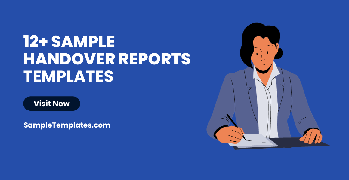 sample handover reports templates