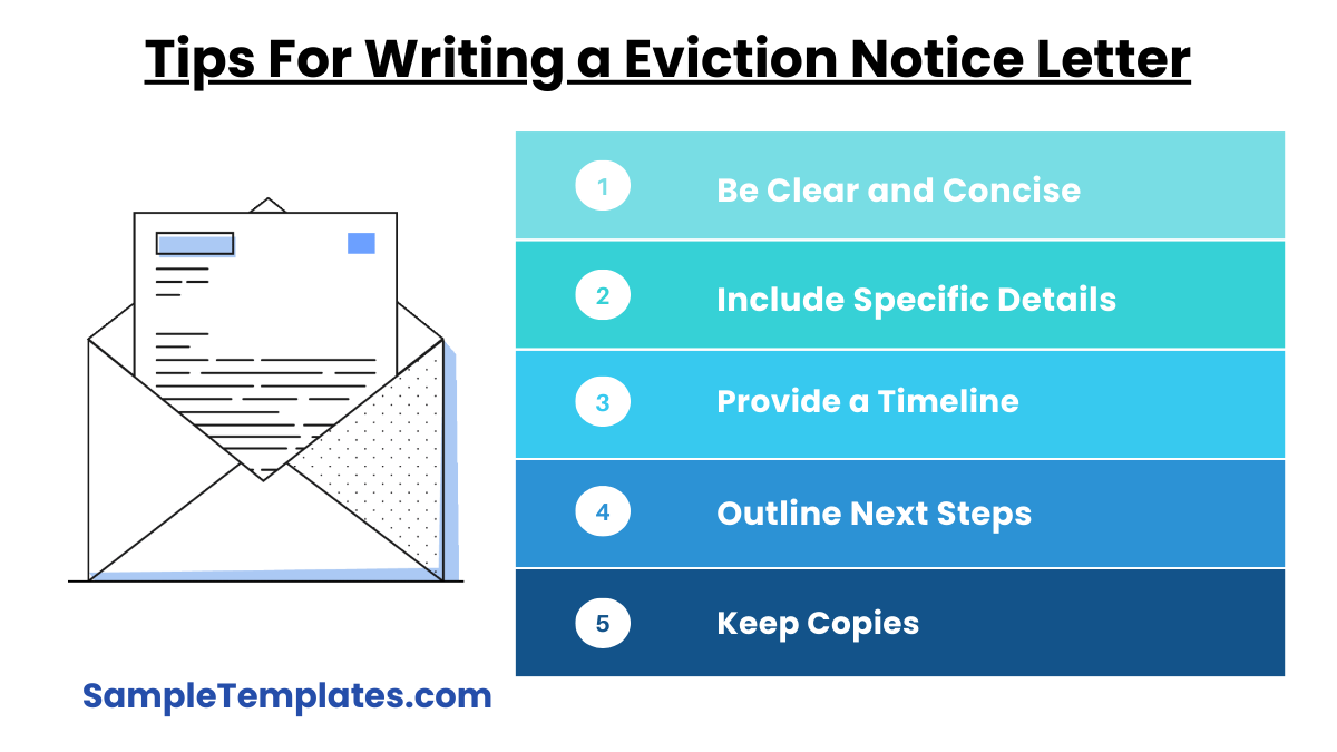 tips for writing a eviction notice letter