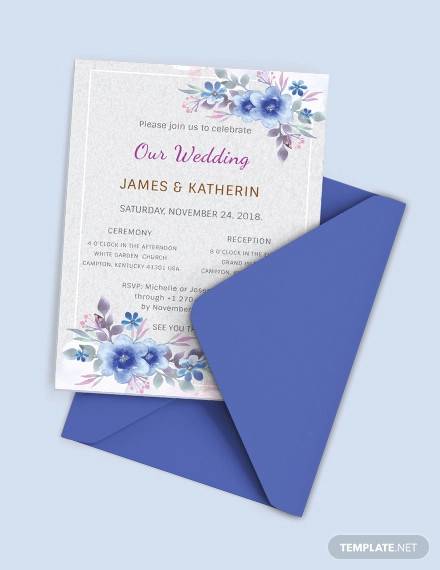 wedding invitation card template