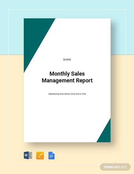 montly sales managemnet