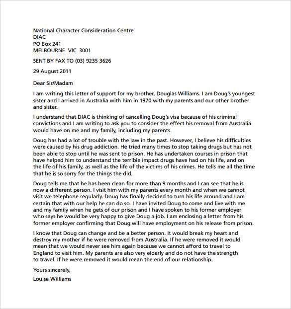 Immigration Letter Of Recommendation For Family from images.sampletemplates.com