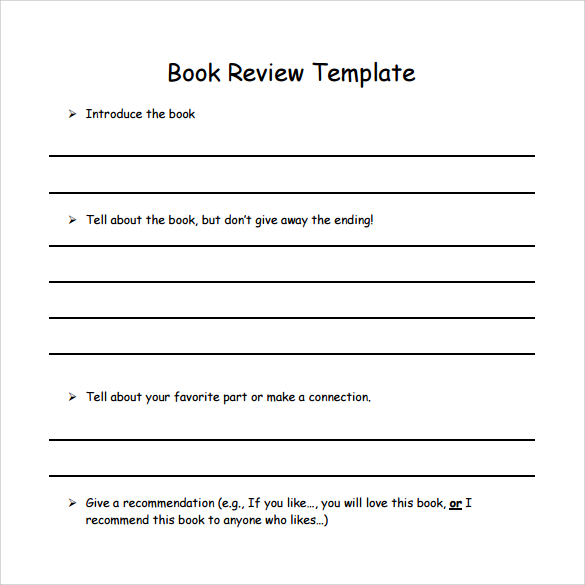 FREE 26 Book Review Templates In PDF MS Word