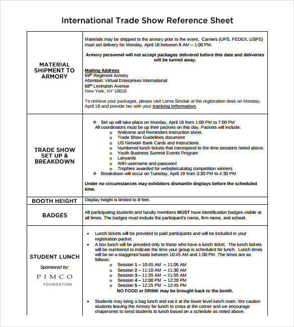 FREE 15+ Trade Reference Templates