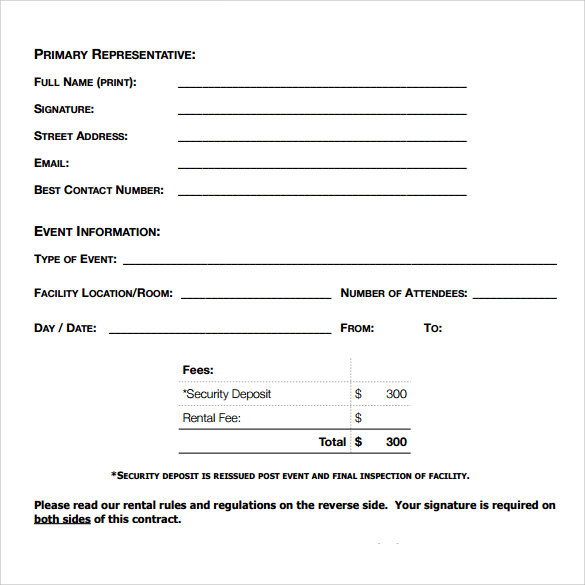 free blank printable basic rental agreement tutoreorg master of