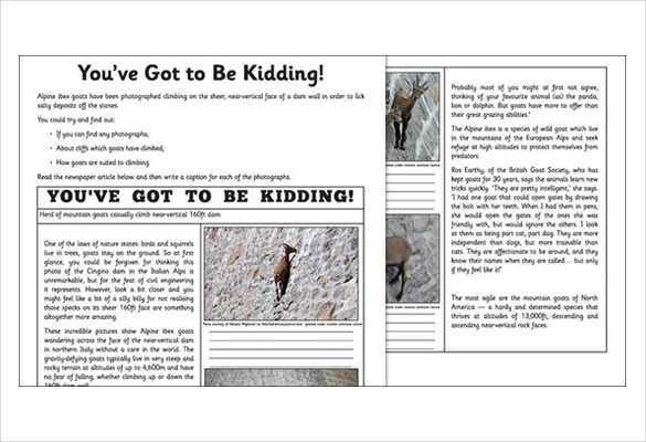 editable newspaper report template0a