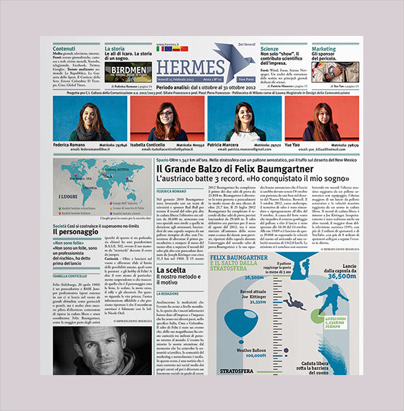 9+ Sample Newspaper Reports | Sample Templates