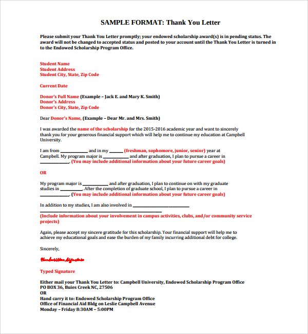formal pdf format thank you letter