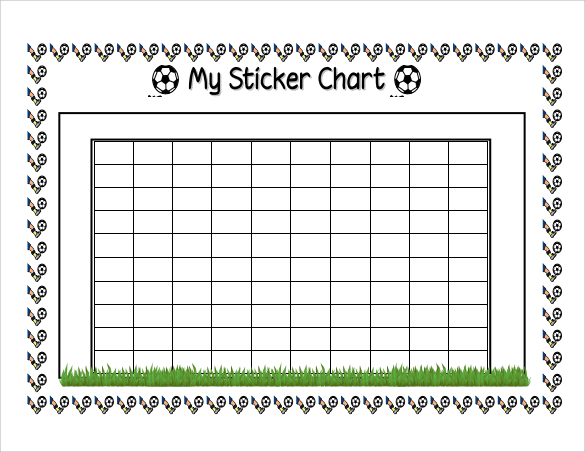 sticker chart to print