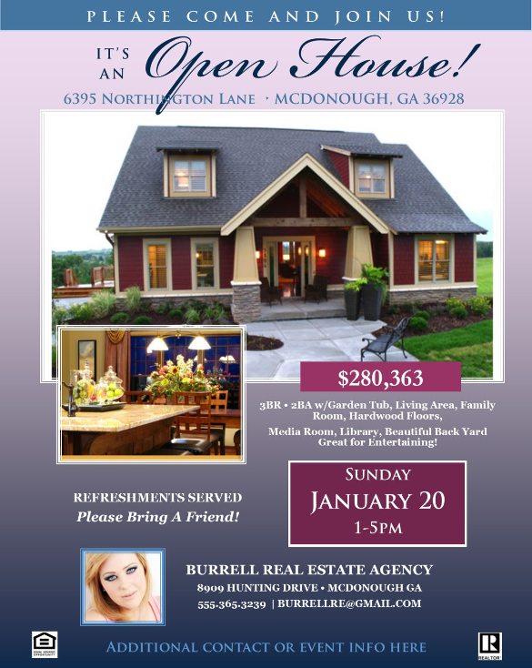 19+ Open House Flyers Sample Templates