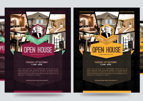 promotion open house flyer template