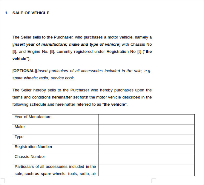 Letter Of Intent To Purchase Vehicle Template