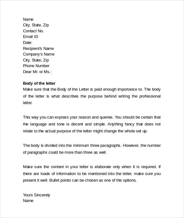 Simple Cover Letter Outline Jimnear