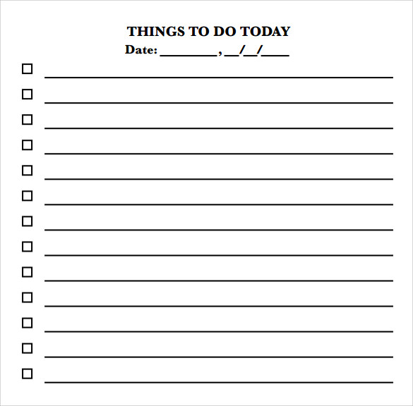 i need to fill my checklist