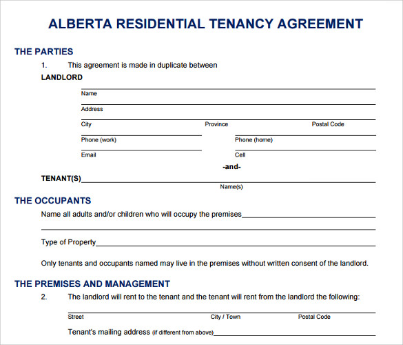 Free 16 Printable Lease Agreement Templates In Pdf Ms Word Pages Lease Agreement Template 