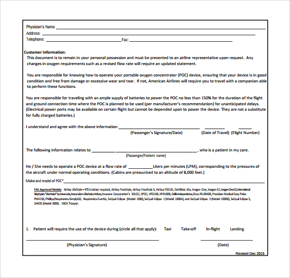 medical consent form printable