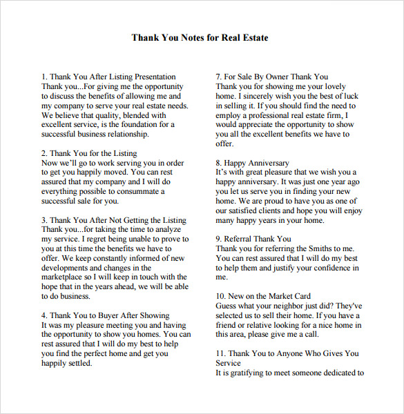 business thank you notes to clients