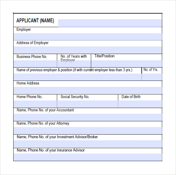 personal financial statement form example1