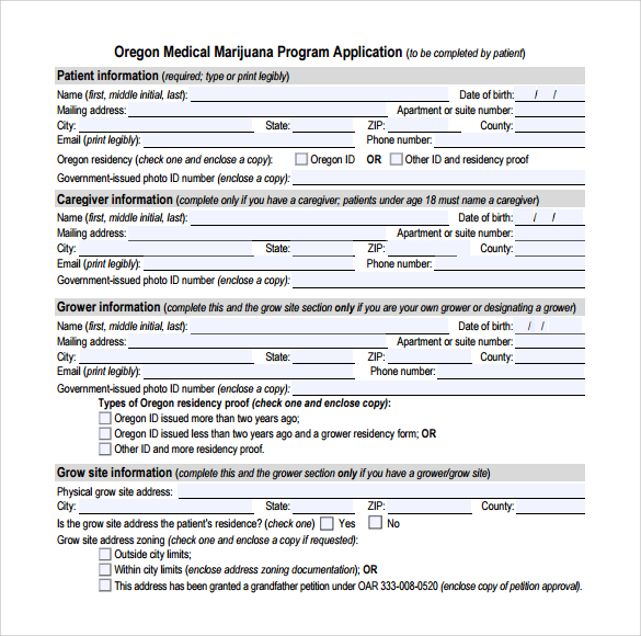 sample medical application form1
